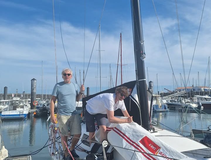 Frédéric et Adrien Fournier, membres du Club des Plaisanciers de l'île d'Yeu, vont participer à la CAP-Martinique 2026. Crédit photo : CP Yeu